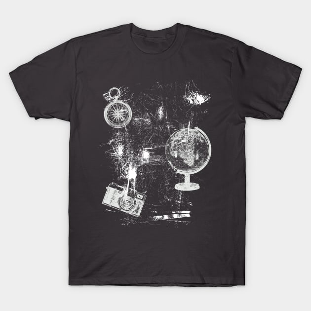 Cool Travel Design T-Shirt by Unelmoija